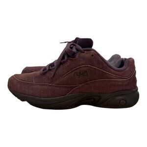Ryka Catalyst III Purple Suede Walking Shoe 7M